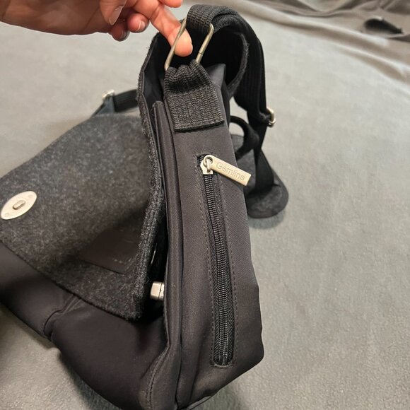 WorldCom Exchange Messenger Bag Laptop Bag Wool Satchel Bag Black 16’/ 12’ - Picture 13 of 15